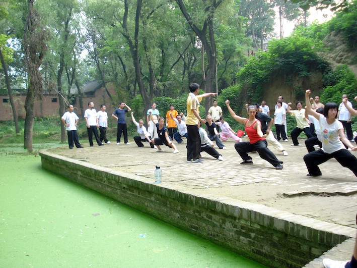 Chenjiagou Zhu Xiangqian Taiji training